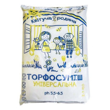 Торфосуміш грунт Квітуча Родина універсальна 6л Торфосуміш грунт Квітуча Родина універсальна 6л
