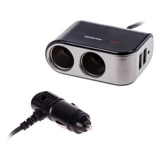 Розгалужувач прикурювача Voin SC-2069 2 виходи плюс 2USB 2100mA 12/24V