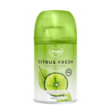 Освіжувач повітря iFRESH Цитрусовий фреш змінний балон 250мл Освіжувач повітря iFRESH Цитрусовий фреш змінний балон 250мл