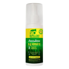 Лосьйон-спрей Bioton Biorepellent від комарів 3 години захисту 100мл Лосьйон-спрей Bioton Biorepellent від комарів 3 години захисту 100мл