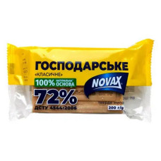 Мило господарське Novax класичне 72% 200г Мило господарське Novax класичне 72% 200г