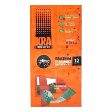 Пластини від комарів KRA DEO для електрофумігатора 10шт Пластини від комарів KRA DEO для електрофумігатора 10шт