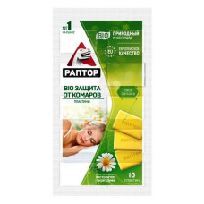 Пластини Раптор BIO без запаху 10шт Пластини Раптор BIO без запаху 10шт