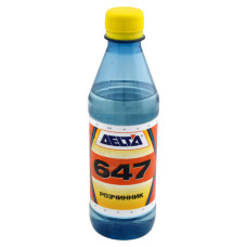 Розчинник 647 Дельта 4.5л 3150г Розчинник 647 Дельта 4.5л 3150г