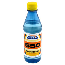 Розчинник 650 Дельта 0.75л 570г Розчинник 650 Дельта 0.75л 570г