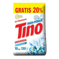 Пральний порошок Tino High-Power Fresh flowers універсальний 10кг Пральний порошок Tino High-Power Fresh flowers універсальний 10кг