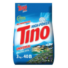 Пральний порошок Tino High-Power Mountain spring універсальний 3кг Пральний порошок Tino High-Power Mountain spring універсальний 3кг