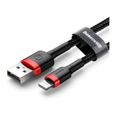 Кабель Baseus cafule Cable USB For lightning 2.4A 1м червоно-чорний Кабель Baseus cafule Cable USB For lightning 2.4A 1м червоно-чорний