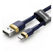 Кабель Baseus cafule Cable USB Lightning 1.5A 2м синьо-золотий Кабель Baseus cafule Cable USB Lightning 1.5A 2м синьо-золотий