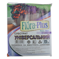 Торфсуміш грунт Flora Plus Універсальна 5л для розсади кімнатних і садових рослин Торфсуміш грунт Flora Plus Універсальна 5л для розсади кімнатних і садових рослин