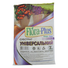 Торфосуміш грунт Flora Plus Універсальна 7л для розсади кімнатних і садових рослин Торфосуміш грунт Flora Plus Універсальна 7л для розсади кімнатних і садових рослин