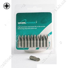 Біта Whirlpower PZ-3x25мм 10шт Біта Whirlpower PZ-3x25мм 10шт