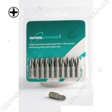 Біта Whirlpower PZ-1x50мм 10шт Біта Whirlpower PZ-1x50мм 10шт