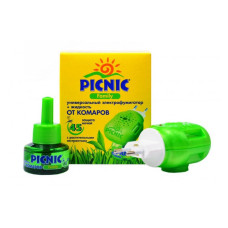 Набір рідина плюс електрофумігатор від комарів Picnic Family 45 ночей Набір рідина плюс електрофумігатор від комарів Picnic Family 45 ночей
