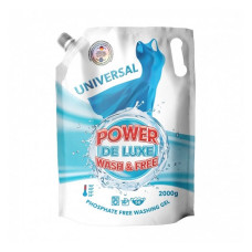 Гель для прання Power De Luxe Універсальний дойпак 2л Гель для прання Power De Luxe Універсальний дойпак 2л