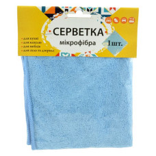 Серветка мікрофібра Зручні Дрібниці універсальна 30х30см 1шт Серветка мікрофібра Зручні Дрібниці універсальна 30х30см 1шт