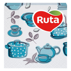 Серветки паперові Ruta Кухня 24х24см двошарові 40шт Серветки паперові Ruta Кухня 24х24см двошарові 40шт