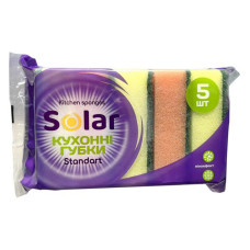 Губки кухонні Solar Standard 5шт Губки кухонні Solar Standard 5шт