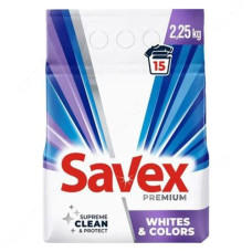 Пральний порошок автомат Savex Parfum Premium Whites & Colors 2.25кг Пральний порошок автомат Savex Parfum Premium Whites & Colors 2.25кг