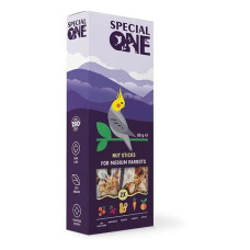 Палички для середніх папуг Special One Оріхові 90г Палички для середніх папуг Special One Оріхові 90г