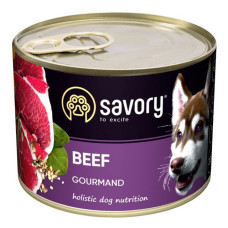 Консерви для дорослих собак з яловичиною Savory Dog Gourmand 200гр Консерви для дорослих собак з яловичиною Savory Dog Gourmand 200гр