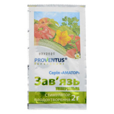 Водорозчинне добриво Зав'язка універсальна-стимулятор пліднення Proventus 2г Водорозчинне добриво Зав'язка універсальна-стимулятор пліднення Proventus 2г