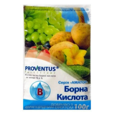 Водорозчинне добриво Proventus Борна кислота 100г Водорозчинне добриво Proventus Борна кислота 100г