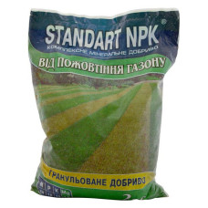 Добриво для газону від пожовтіння Standart NPK 2кг Добриво для газону від пожовтіння Standart NPK 2кг