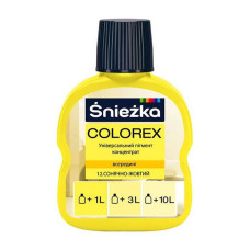 Пігмент для водоемульсійної фарби Sniezka Colorex 12 100мл сонячно-жовтий Пігмент для водоемульсійної фарби Sniezka Colorex 12 100мл сонячно-жовтий