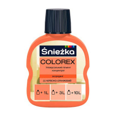 Пігмент для водоемульсійної фарби Sniezka Colorex 22 100мл червоно-помаранчевий Пігмент для водоемульсійної фарби Sniezka Colorex 22 100мл червоно-помаранчевий