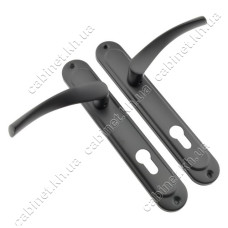 Ручка на планці IMPERIAL BRAVO 85 ключ/ключ Black чорна Ручка на планці IMPERIAL BRAVO 85 ключ/ключ Black чорна