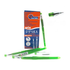 Ручка гелева Winning WZ573green Пір'ячко 0.5мм зелена Ручка гелева Winning WZ573green Пір'ячко 0.5мм зелена