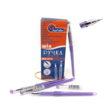 Ручка гелева Winning WZ573purple Пір'ячко 0.5мм фіолетова Ручка гелева Winning WZ573purple Пір'ячко 0.5мм фіолетова