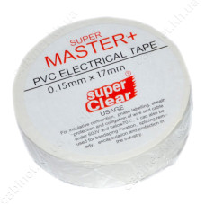 Ізолента ПВХ Master плюс 17х0.13мм 17м біла Ізолента ПВХ Master плюс 17х0.13мм 17м біла
