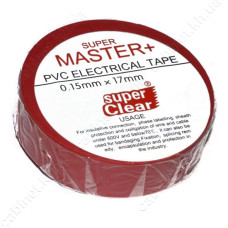 Ізолента ПВХ Master плюс 17х0.13мм 17м червона Ізолента ПВХ Master плюс 17х0.13мм 17м червона