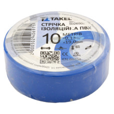 Ізолента ПВХ Takel 0.13х19мм 10м синя Ізолента ПВХ Takel 0.13х19мм 10м синя
