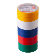 Ізолента ПВХ Intertool IT-0029 17х0.15мм 25м асорті Ізолента ПВХ Intertool IT-0029 17х0.15мм 25м асорті