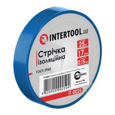 Ізолента ПВХ Intertool IT-0025 17х0.15мм 25м синя Ізолента ПВХ Intertool IT-0025 17х0.15мм 25м синя