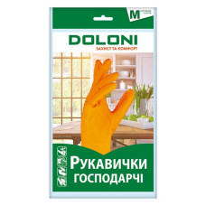 Рукавички робочі Doloni артикул 4545 універсальні господарські латексні розмір 8 М Рукавички робочі Doloni артикул 4545 універсальні господарські латексні розмір 8 М