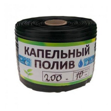 Крапельна стрічка однорічна Garden Tools щілинна 200м крапельна відстань 10см d16 6 mil Крапельна стрічка однорічна Garden Tools щілинна 200м крапельна відстань 10см d16 6 mil