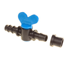 Кран стартовий IRtech IMK-08 з гумкою для садової трубки Кран стартовий IRtech IMK-08 з гумкою для садової трубки