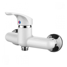 Змішувач для душової кабіни Plamix Afina-003 White без шланга та лійки пластиковий картридж 40мм Змішувач для душової кабіни Plamix Afina-003 White без шланга та лійки пластиковий картридж 40мм