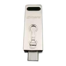 Флешка Smare Mini Flash Disk OTG плюс USB 32GB срібло