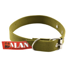 Нашийник Alan для тварин 3х51см брезент з пряжкою Нашийник Alan для тварин 3х51см брезент з пряжкою