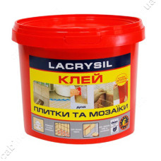 Клей акриловий для мозаїки та плитки Lacrysil контактний 3кг Клей акриловий для мозаїки та плитки Lacrysil контактний 3кг