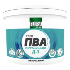Клей ПВА Д3 Flora colour 1кг Клей ПВА Д3 Flora colour 1кг