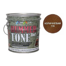Фарба 3 в 1 молоткова Fantazia Hammer tone 116 0.75л коричневий Фарба 3 в 1 молоткова Fantazia Hammer tone 116 0.75л коричневий