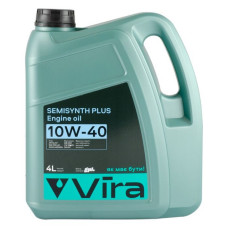 Масло моторне Vira VI0352 Semisynthetic Plus SL/CF A3/B3/B4 10W-40 4л Масло моторне Vira VI0352 Semisynthetic Plus SL/CF A3/B3/B4 10W-40 4л