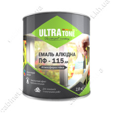 Фарба алкідна Ultratone ПФ-115 2.8л чорна Фарба алкідна Ultratone ПФ-115 2.8л чорна