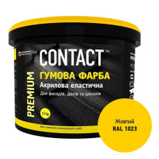 Фарба гумова Contact RAL-1023 3.5 кг жовта Фарба гумова Contact RAL-1023 3.5 кг жовта
